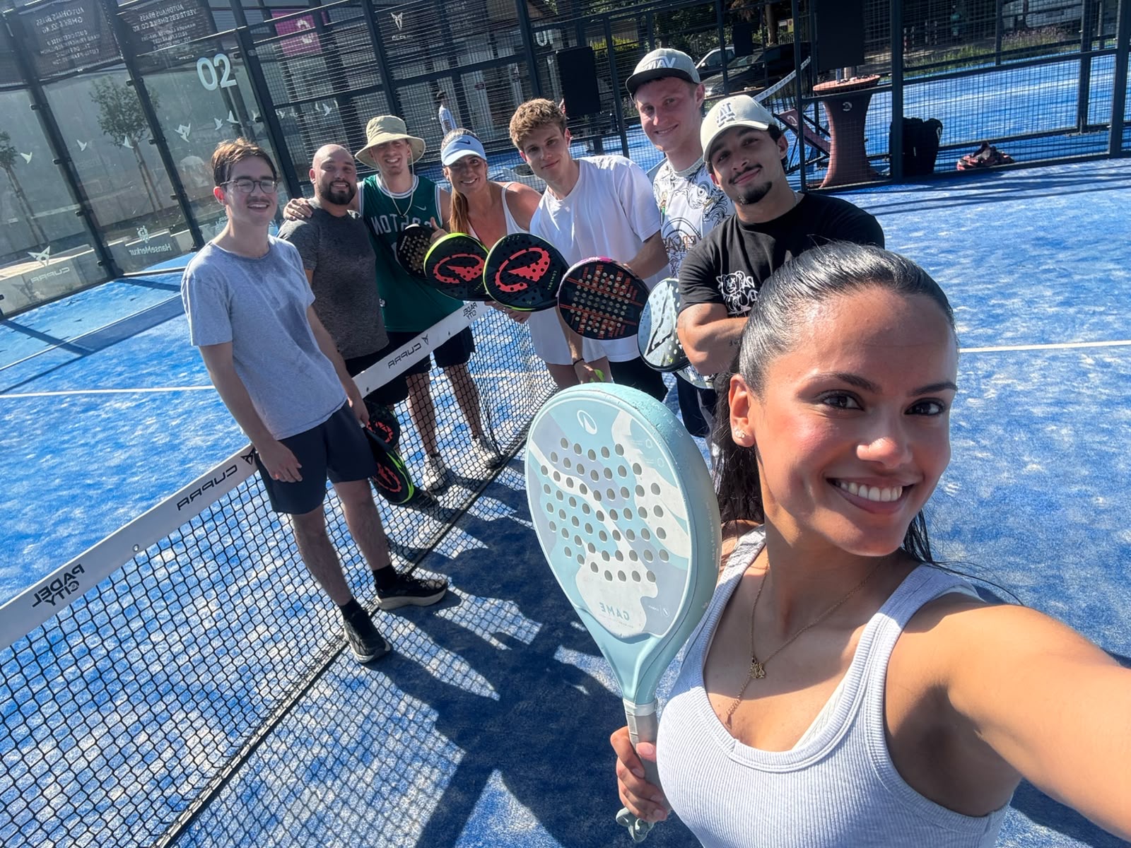 Team beim Padel